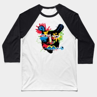 Arte Abstracto Baseball T-Shirt